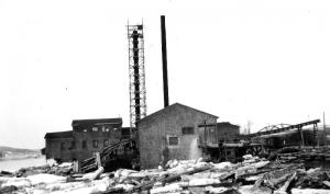 Moulin Fraser lors de l'inondation du 22 mars 1936