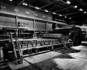 The Fourdrinier Screen Section of the Number 7 Paper Machine