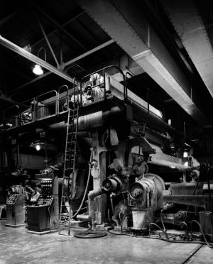 Paper Machine Number 4 at the Madawaska Maine Fraser Mill 