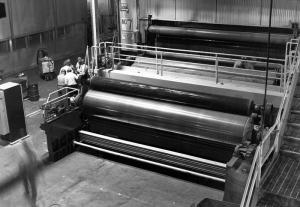 Reel and Calender Stack of Number 7 Paper Machine