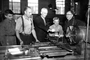 L'atelier de mécanique de la Fraser Companies d'Edmundston