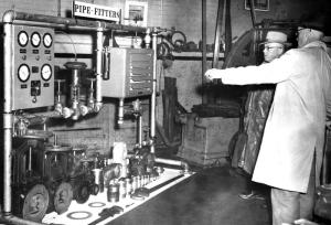 Guided Tour Demonstrating the Work of Pipefitters at the Edmundston Fraser Mill