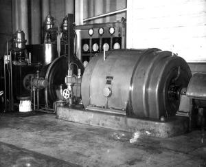 Turbogénératrice à l'usine Fraser d'Edmundston