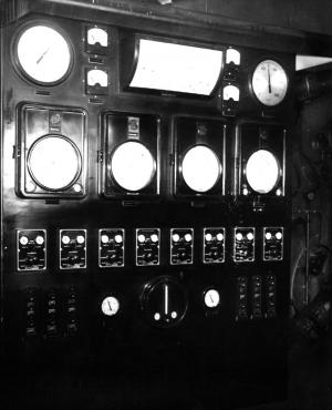 Control Panel for the Pressure Boiler at the Edmundston Fraser Mill