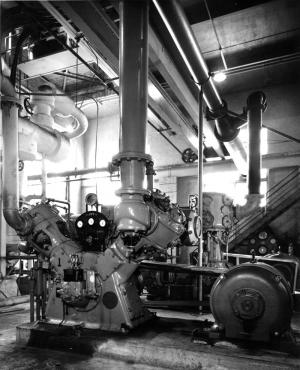 Nouveau compresseur dans la centrale thermique de l'usine Fraser d'Edmundston