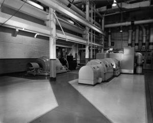 Turbines Nos 1 and 2 in the Steam and Power Plant of the Edmundston Fraser Companies