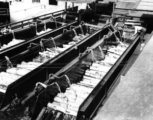 Les corceuses de l'usine Fraser d'Edmundston