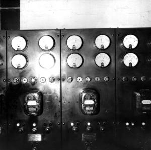 Control Panel of the Pressure Boiler at the Edmundston Fraser Pulp Mill