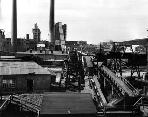 The Edmundston  Fraser Pulp Mill  in 1945
