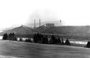 The Edmundston Fraser Pulp Mill in 1955