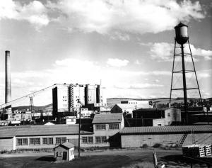 Usine  Fraser d'Edmundston en 1945