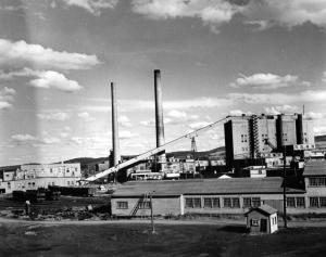 Usine Fraser d'Edmundston en 1945