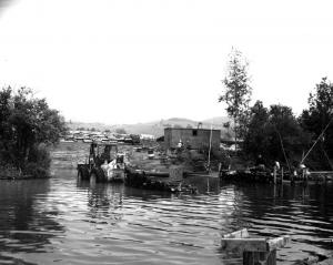 Salvaging Wood in the Madwaska River