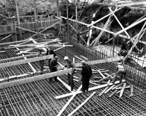 Fondation de l'agrandissement de la salle de blanchiment de l'usine Fraser d'Edmundston