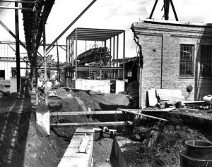 Construction of Primary Pump Building at the Edmundston Fraser Mill