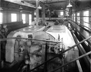 Une pile laveuse  l'usine Fraser d'Edmundston