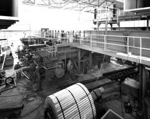 Construction de la  nouvelle salle de pâte mécanique à l'usine Fraser d'Edmundston