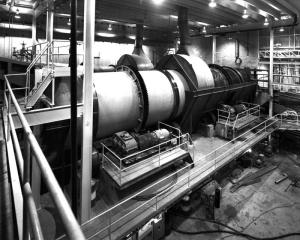 Drum Barker in the Woodroom of the Edmundston Fraser mill