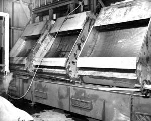 Screens to Remove particles from Water in the Woodroom of the Edmundston Fraser Mill