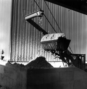 Stockpiling Lime Outside the Lime Room