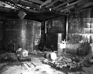 Réservoirs dans la salle d'épuration à l'usine Fraser d'Edmundston