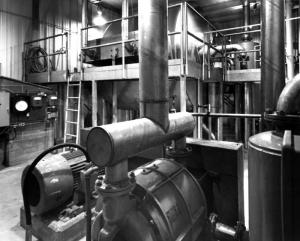 Pumps in the Primary Pump Building at the Edmundston Fraser Mill