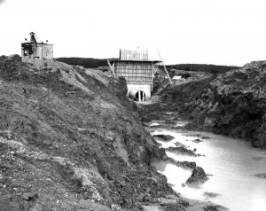 Outfall Under Construction at the Iroquois Treatment Facility