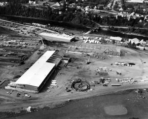 Fraser's Sawmill in Plaster Rock in 1973