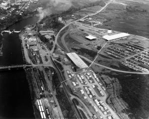 Fraser's Sawmill in Plaster Rock in 1973