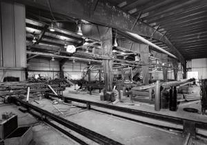 Interior of the Kedgwick Fraser Sawmill