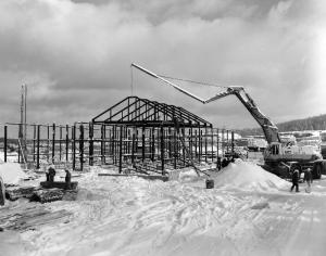 Construction de deux séchoirs à bois à la scierie Fraser de Kedgwick