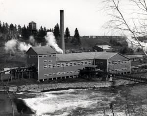 The Plaster Rock Fraser Sawmill in 1950