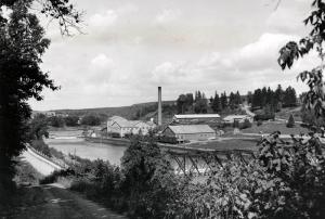 The Plaster Rock Fraser Sawmill in 1955