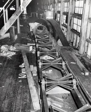 Installation of a Shredder at the Plaster Rock Sawmill