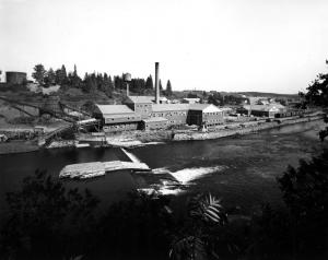 The Plaster Rock Fraser Sawmill in 1970