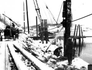 Pipeline Bridge Under Construction