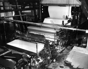 Paperboard Department in the Edmundston Fraser Mill