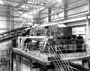 Inside the Waste Incinerator Building at the Edmundston Fraser Mill