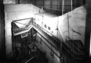 Construction de l'intrieur du btiment du four de rcupration  l'usine Fraser d'Edmundston