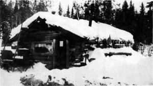 Camp Office in the Winter of 1930