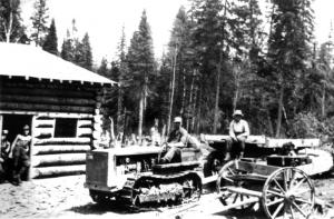 Tractor at Camp 3