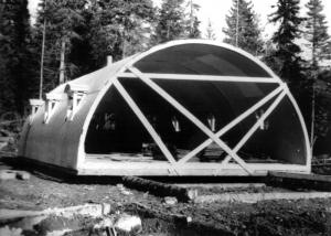 Section of a Quonset Hut