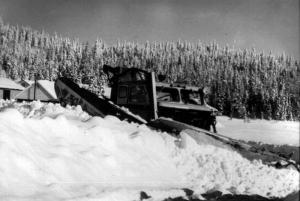 Chasse-neige en 1955