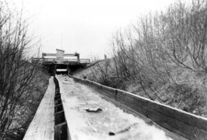 Canal Platform for Conveying Logs