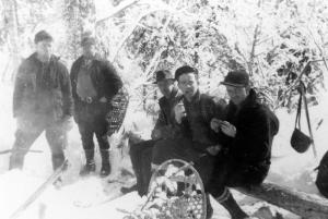 Five Men with their Snowshoes
