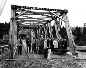 Ouverture du pont Montgomery en 1957