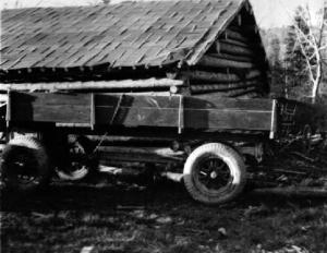 Un wagon au Rapids Depot