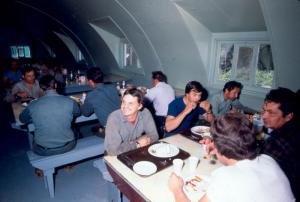 Dining Room in a Quonset Hut