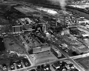 Usine Fraser d'Edmundston en 1977