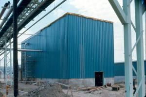 Construction de l'immeuble de la pompe primaire de l'usine Fraser d'Edmundston